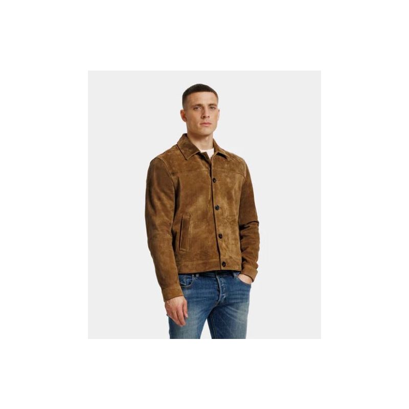 Alter Ego Suede Jacket Jake Brown Olive