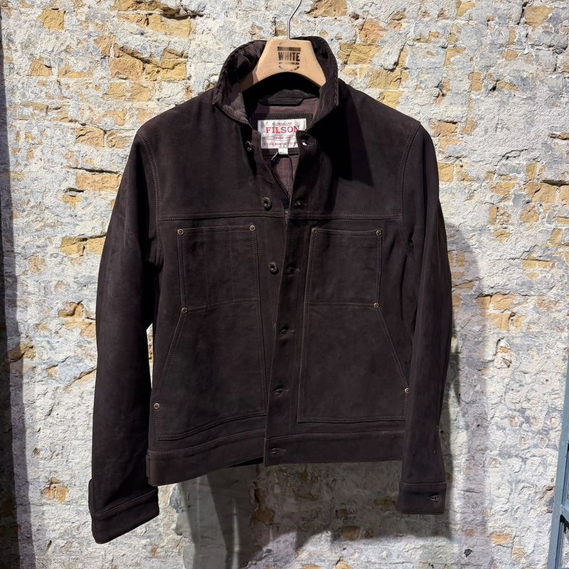 Filson Waxed Suede Cruiser Dark Brown Filson Waxed Suede Cruiser Dark Brown