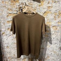 Kris K R Downey Jr Silk T-shirt Brown