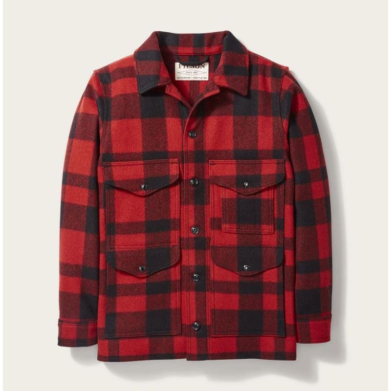 Filson Mackinaw Cruiser Red/Black