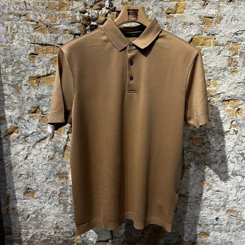 Windsor Elegant Cotton Polo Caramel Windsor Elegant Cotton Polo Caramel