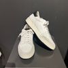 Afbeelding van Officine Creative White Leather and Suede Low Top Sneakers