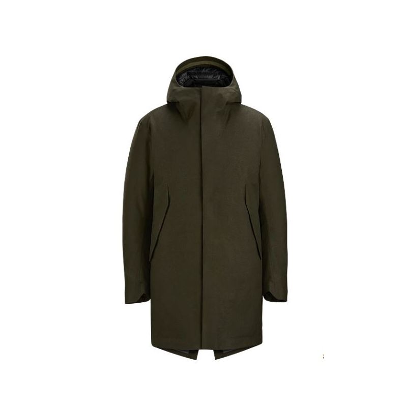 Veilance Monitor Down Coat Olive Heather