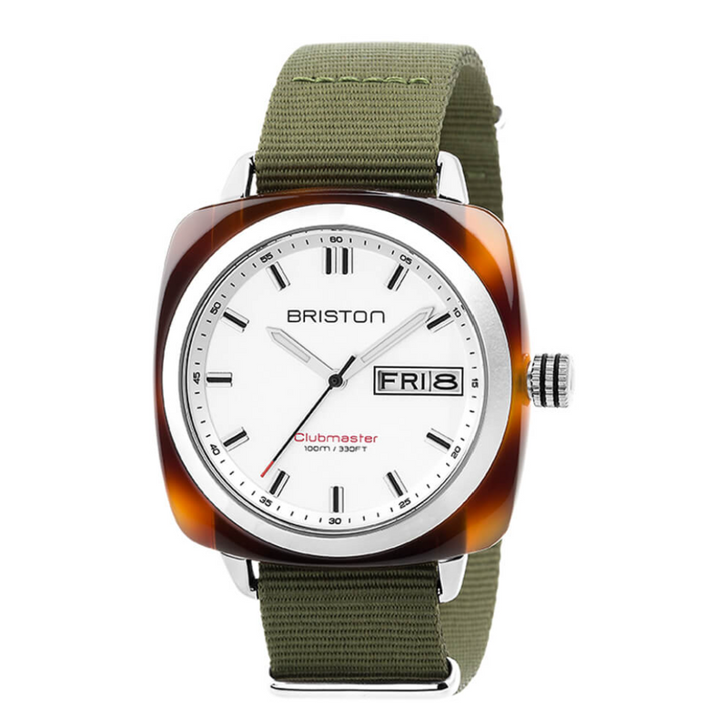 Briston Clubmaster Sport - HMS - White