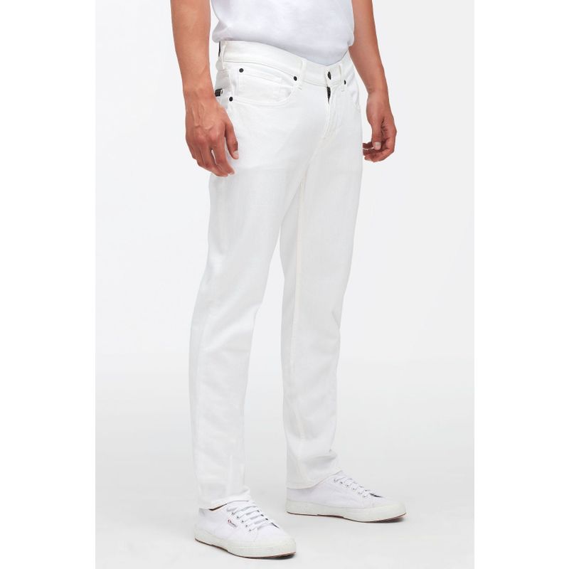 7 For All Mankind Slimmy Tapered Luxe Performance White White 7 For All Mankind Slimmy Tapered Luxe Performance White White