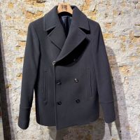 Kris K Wool Peacoat Midnight Navy 