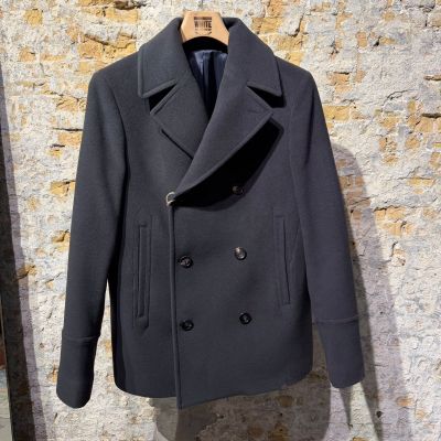 Foto van Kris K Wool Peacoat Midnight Navy 