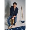 Afbeelding van Blue De Gene Nuavali Polo Zip Cardigan Navy 