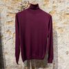 Afbeelding van Piacenza Roll Neck Thin Merino Burgundy