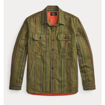 Foto van Doubel RL Ralph Lauren Brushed Twill Shirt Jacket