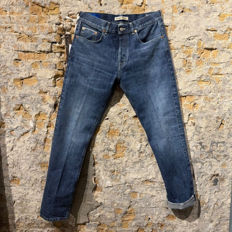 Dondup Bray regular-fit jeans in rigid selvedge denim