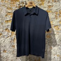 James Perse Luxury Lotus Polo Deep Navy 