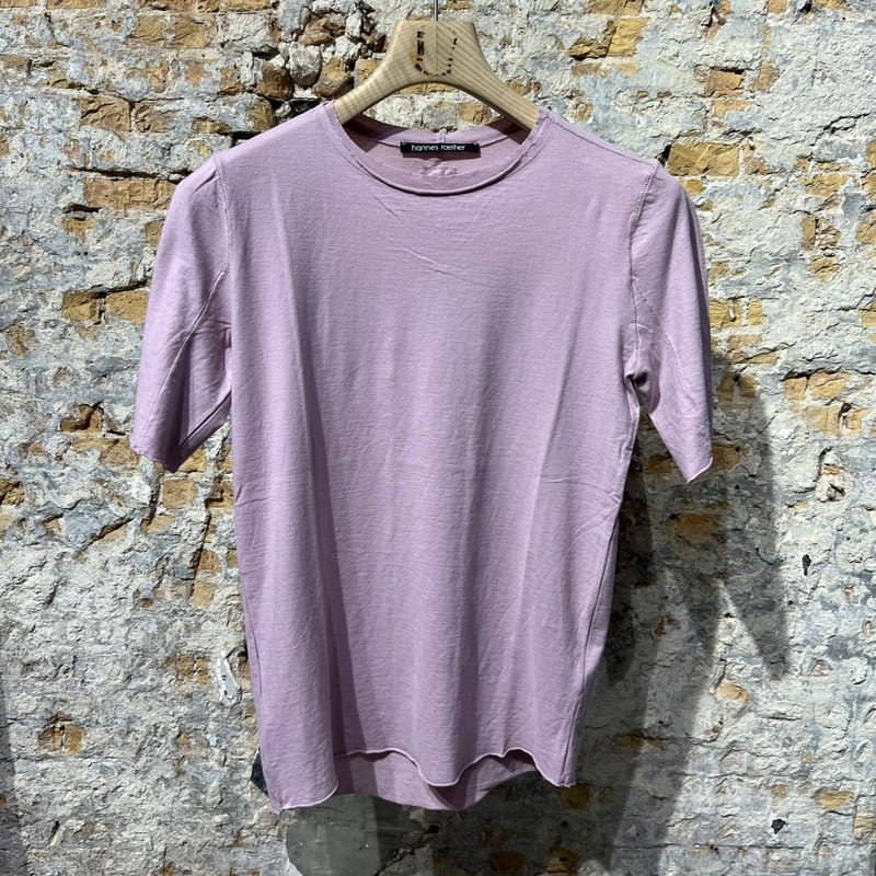 Hannes Roether Raw T-Shirt Old Pink