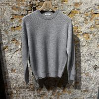 Majestic Filatures Cashmere Long Sleeve Round neck Grey Mist