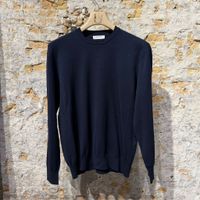 Majestic Filatures Luxury Summer Sweater Midnight Blue