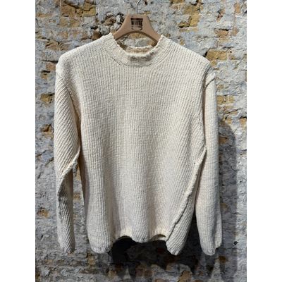Foto van Ten C Oversized Summer Sweater Velvet Cream