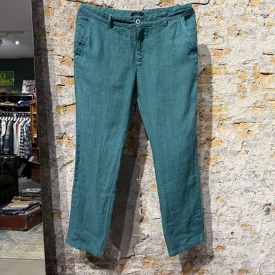 Foto van Kris K Linnen Pantalon Teal 