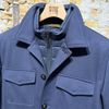Afbeelding van MooRER TORQUATO-TZ Short Coat Navy Blue
