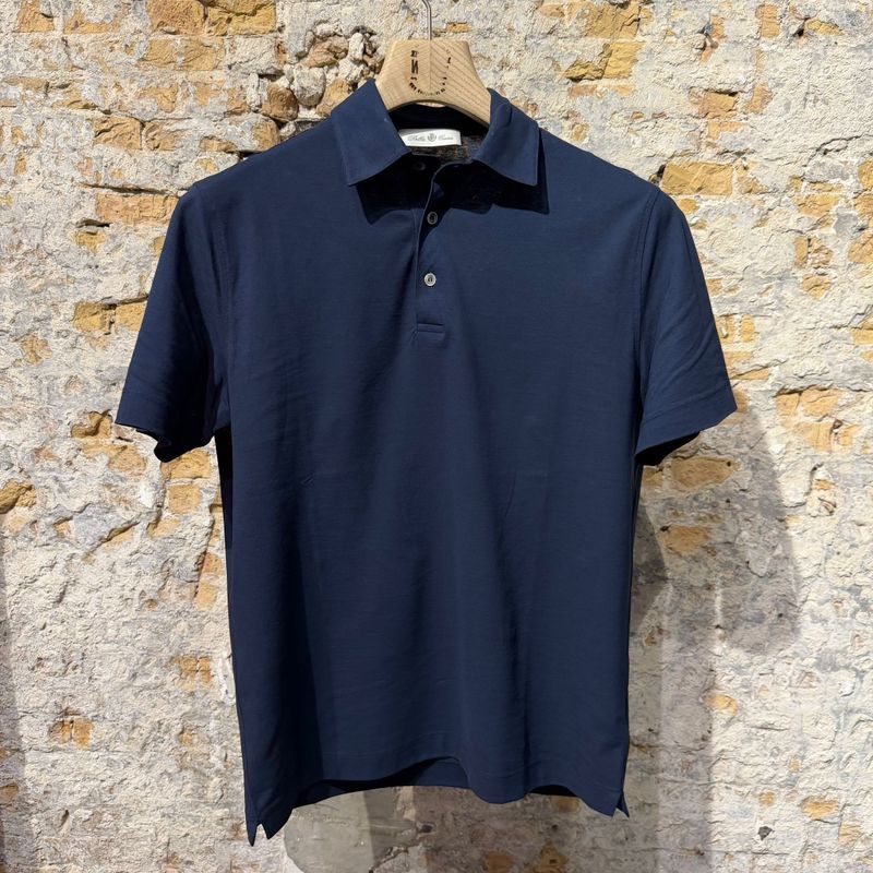 Della Ciana ICE cotton polo Navy