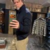 Afbeelding van PROJECT 116 Pure Chasmere Bomber Jacket Navy Blue