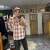 Afbeelding van HAIKURE Nelson Checked Overshirt Off-White