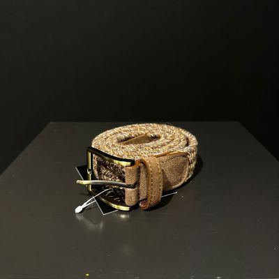 Foto van Men Of Fashion Woven Stretch Belt Brown 