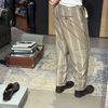 Afbeelding van Whitesand Haringbone stripe pant
