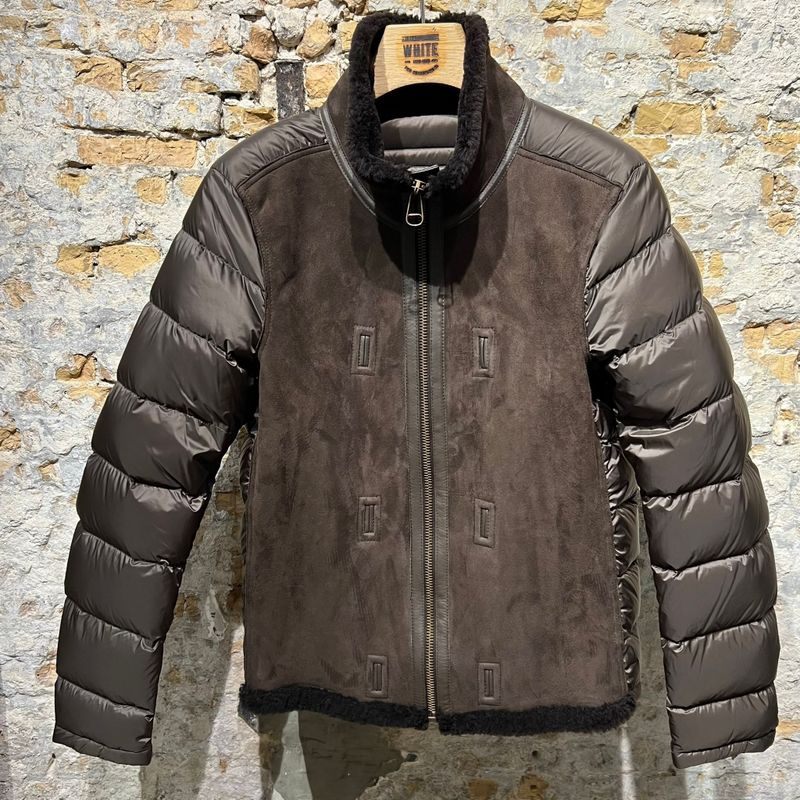 Ten c Shearling Liner Dark Brown Ten c Shearling Liner Dark Brown