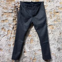 Hannes Roether Bar Pants Wool Grey Black