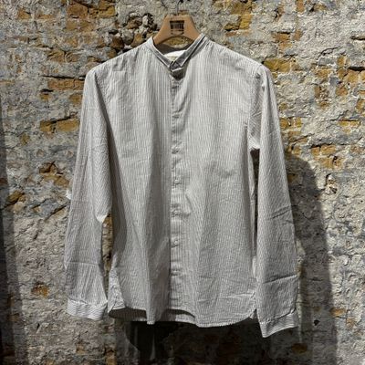 Foto van Blue de Genes BGbasso Meco Shirt Beige Stripe