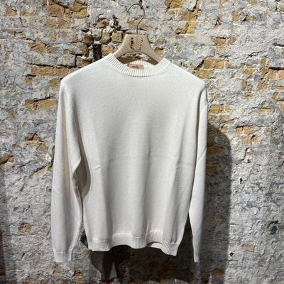 Foto van Kris K Richard G Cotton Pull Ecru