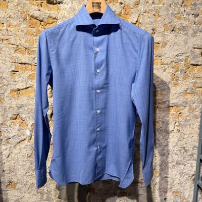 Foto van 100 Hands Textured Shirt Sky Blue 