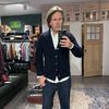 Afbeelding van Settefili Cashmere Cardigan Shawl Navy