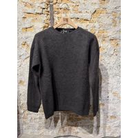 Kris K K Antonelli Round Neck Sweater Dark Brown