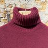 Afbeelding van Piacenza Virgon Wool Roll Neck Burgundy/Purple