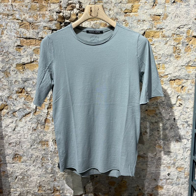 Hannes Roether Raw T-Shirt Petrol Green