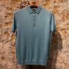 Afbeelding van Kris K McQueen Silk Polo Turqoise