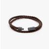 Afbeelding van TATE OSSIAN London Double Wrap Rope Bracelet Brown