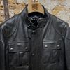 Afbeelding van Belstaff Gangster Jacket Hand Waxed Leather Black 