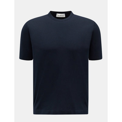 Foto van Della Ciana Ice cotton T-shirt Navy