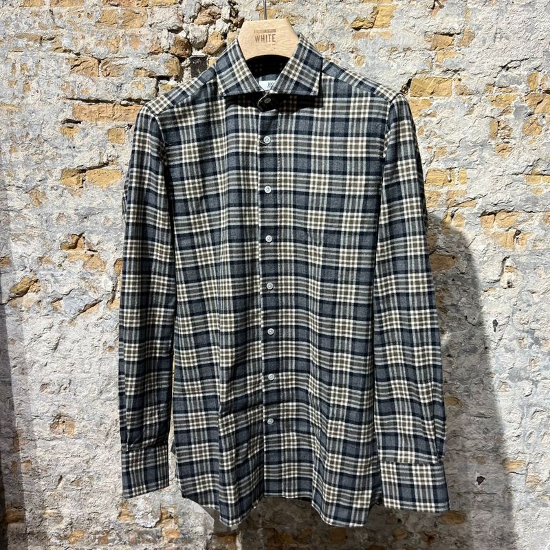 100 Hands Flannel Plaid Mos/Black