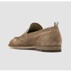 Afbeelding van Officine Creative Taupe Suede Penny Loafers Light Lead 