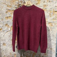 Piacenza Virgin Wool Sweater Burgundy/Purple