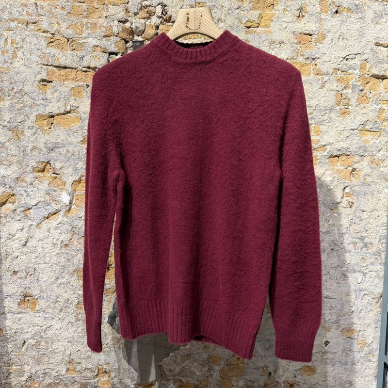 Piacenza Virgin Wool Sweater Burgundy/Purple Piacenza Virgin Wool Sweater Burgundy/Purple