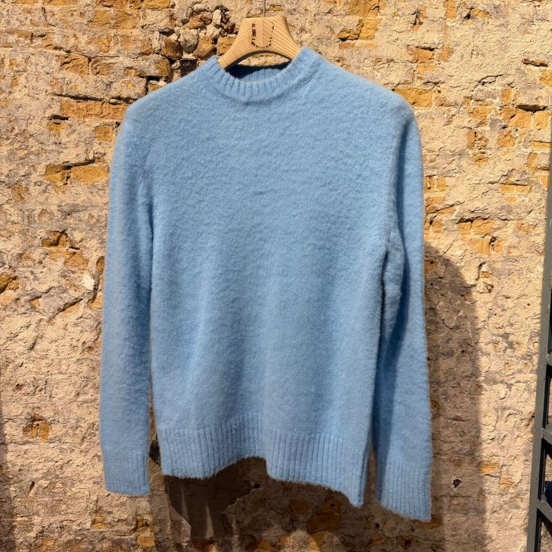 Piacenza Virgin Wool Sweater Sky Blue Piacenza Virgin Wool Sweater Sky Blue