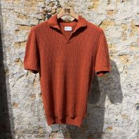 Scaglione open polo tricot bourette 