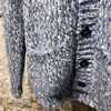 Afbeelding van Settefili Cashmere Cardigan Blended Blue 