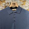 Afbeelding van Kris K M Damon Knitted Polo Lead Grey