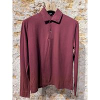 ASPESI Long-Sleeve Polo Luigi Burgendy