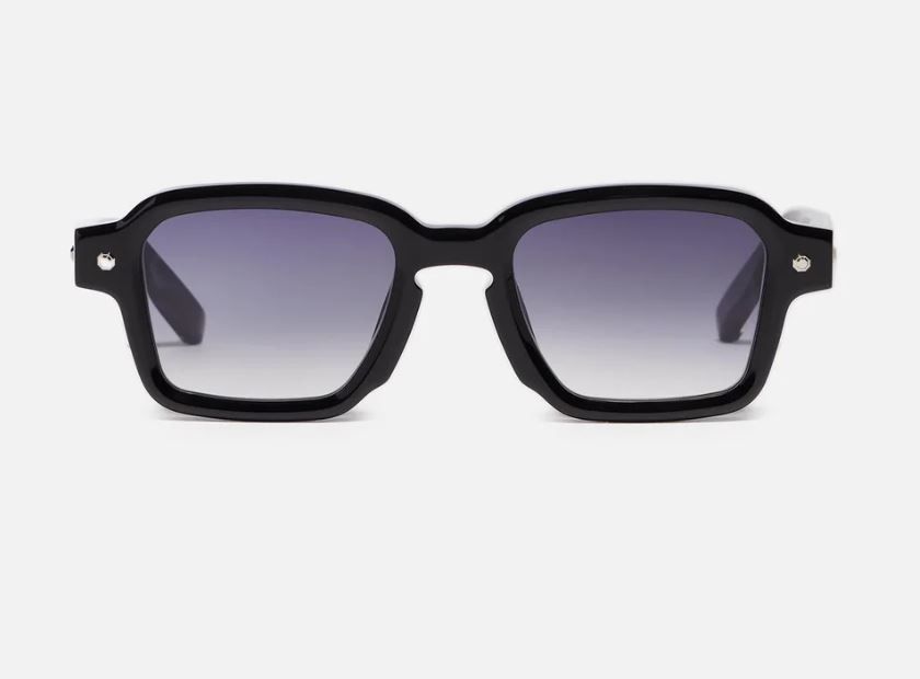 John Dalia Project 07 - C605 Shiny Black - Platine Plated - White